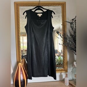 MICHAEL KORS SHIMMERING SQUARE NECK DRESS